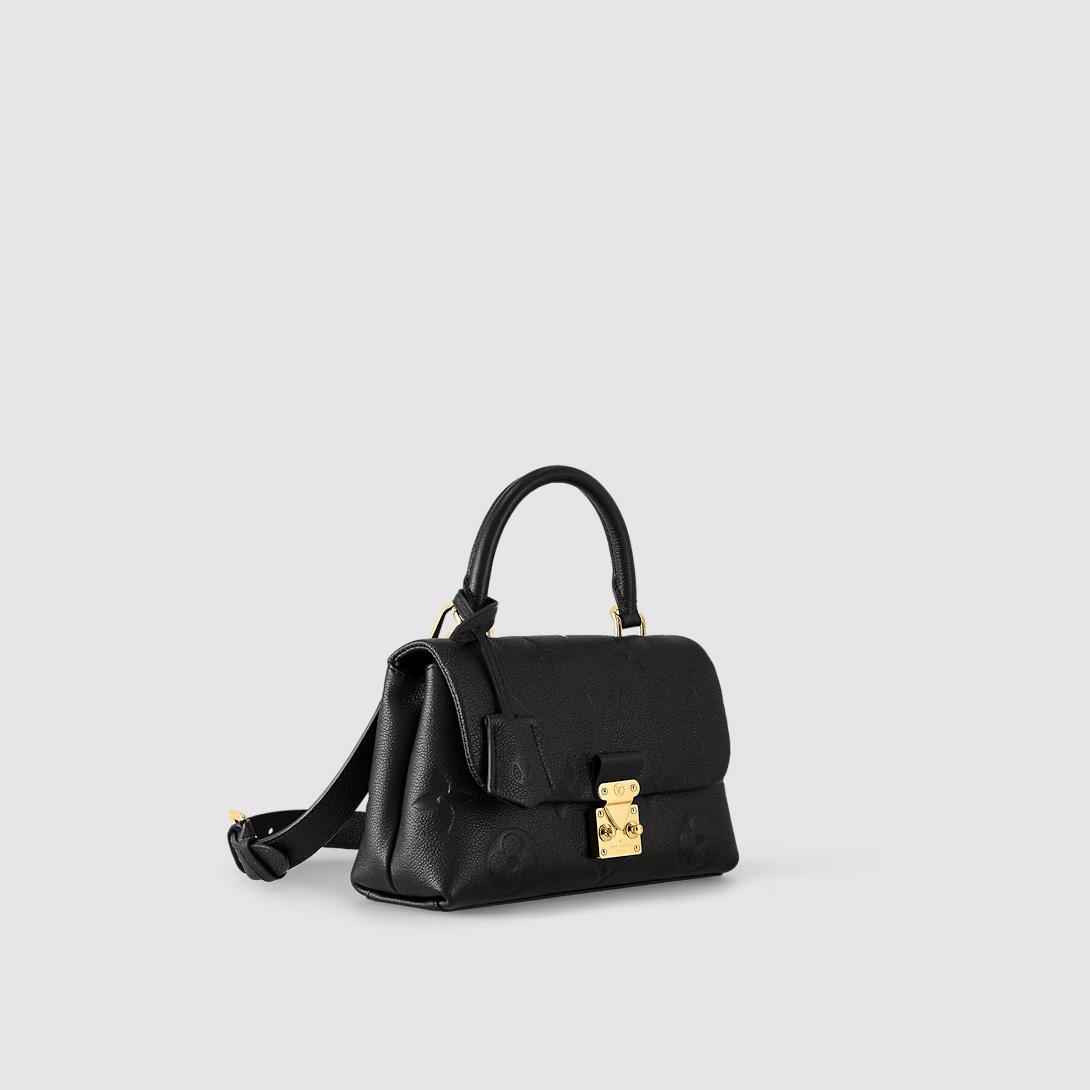 Túi Louis Vuitton Madeleine Bb Monogram Empreinte Leather Nữ Đen